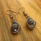 Dragon Blood Jasper earrings
