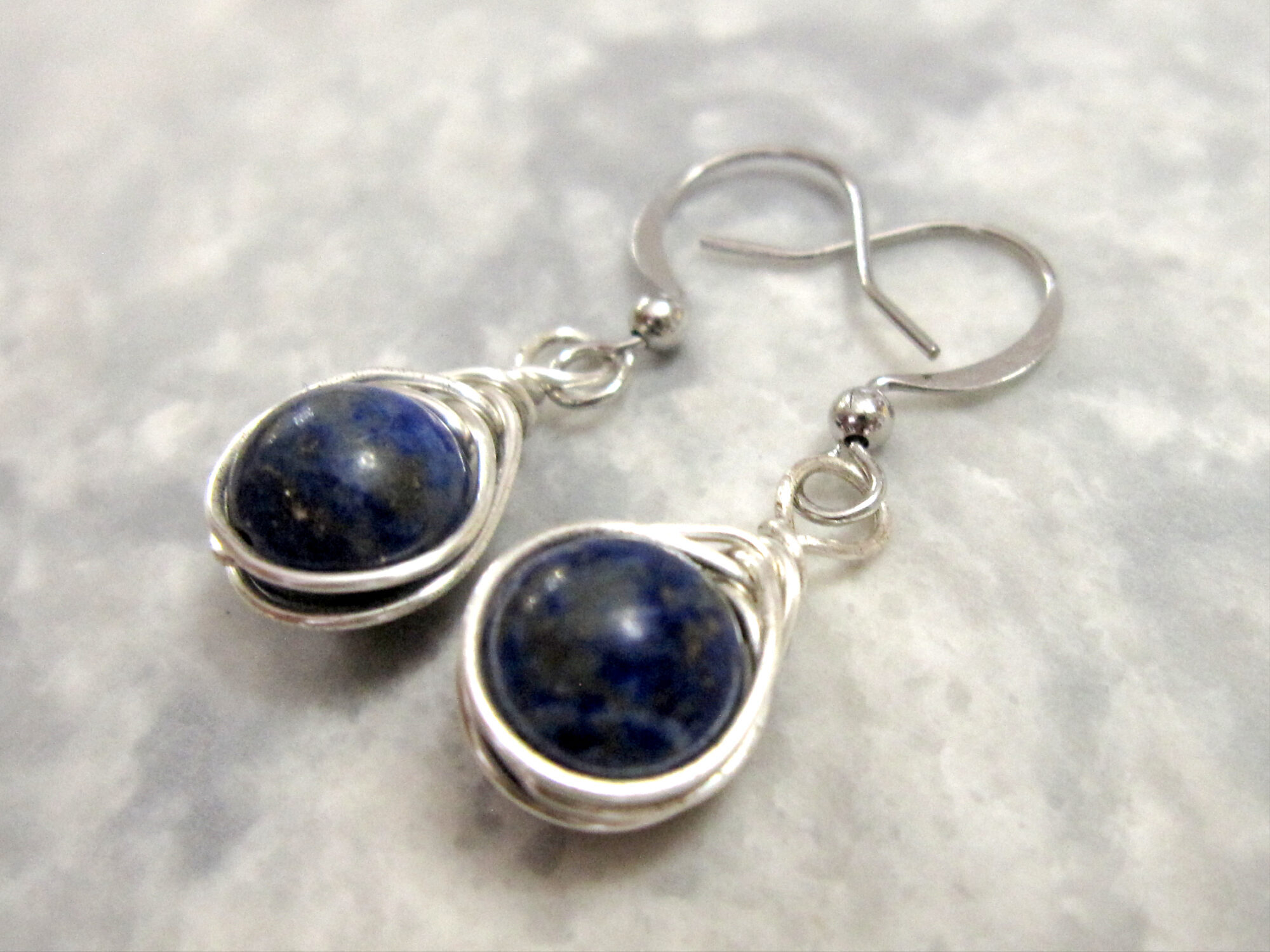 Silver and Lapis Lazuli Earrings