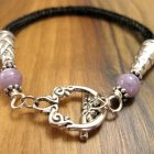 Black Viking Knit Bracelet