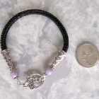 Black Viking Knit Bracelet