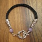 Black Viking Knit Bracelet