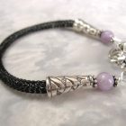 Black Viking Knit Bracelet