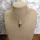 Silver and Tiger's Eye Pendant